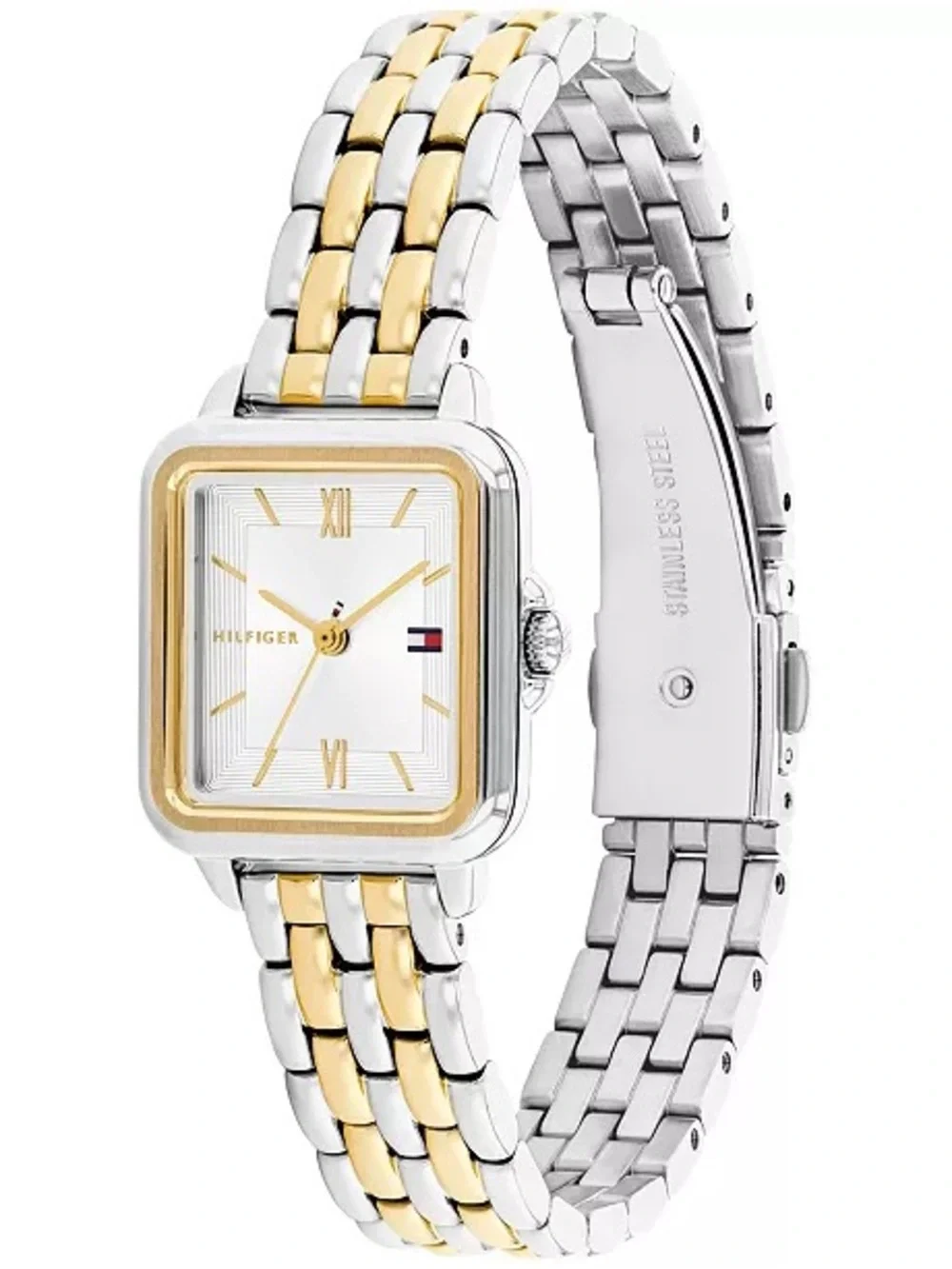 Tommy Hilfiger Women's Quartz Two Tone Stainless Steel Bracelet Watch, 22.5mm